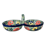 Bowl, Round, Double, Serving, 9" in "Tropical Love" by Ceramika Artystyczna | A942-U4705