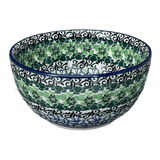 Bowl, Round, Deep, 5.5" in "Ring of Green" by Ceramika Artystyczna | A986-1479X