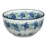 Bowl, Round, Deep, 5.5" in "Hyacinth in the Wind" by Ceramika Artystyczna | A986-2037X