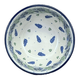 Bowl, Round, Deep, 5.5" in "Hyacinth in the Wind" by Ceramika Artystyczna | A986-2037X