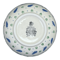 A picture of a Polish Pottery CA 5.5" Deep Bowl (Hyacinth in the Wind) | A986-2037X as shown at PolishPotteryOutlet.com/products/5-5-deep-bowl-hyacinth-in-the-wind-a986-2037x