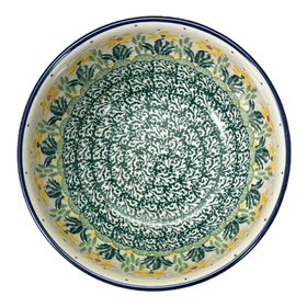 Polish Pottery Deep 5.5" Bowl (Daffodils in Bloom) | A986-2122X Additional Image at PolishPotteryOutlet.com