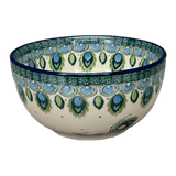 Bowl, Round, Deep, 5.5" in "Peacock Plume" by Ceramika Artystyczna | A986-2218X