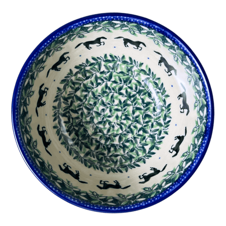 Bowl, Round, Deep, 5.5" in "Race Track" by Ceramika Artystyczna | A986-2241X