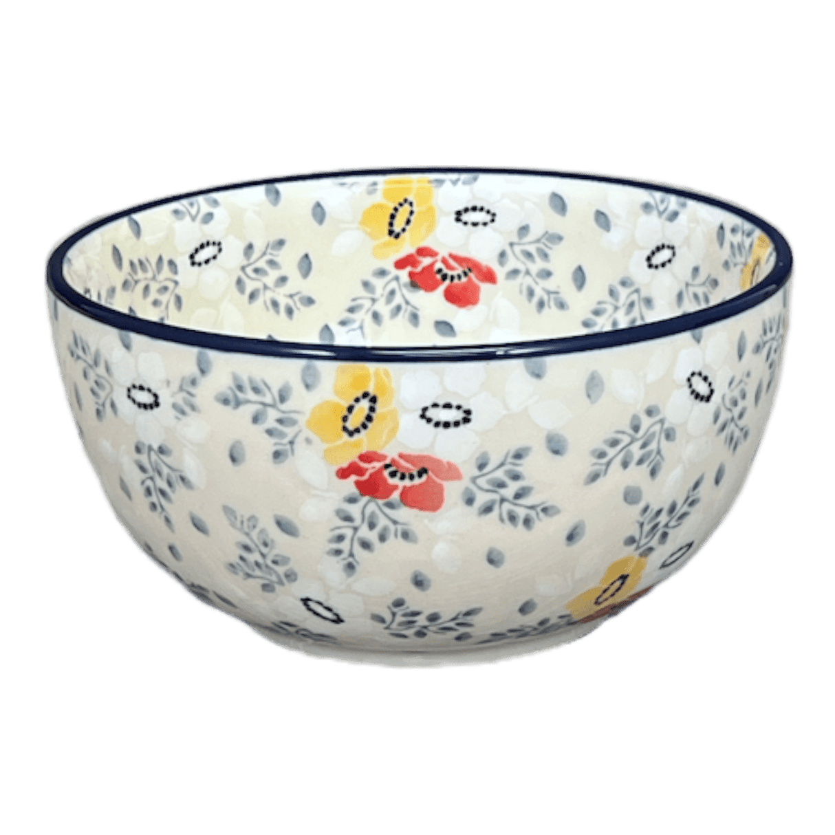 Bowl, Round, Deep, 5.5" in "Soft Bouquet" by Ceramika Artystyczna | A986-2378X