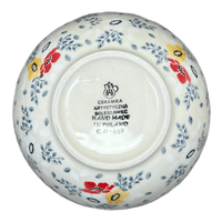A picture of a Polish Pottery 5.5" Deep Bowl (Soft Bouquet) | A986-2378X as shown at PolishPotteryOutlet.com/products/5-5-deep-bowl-soft-bouquet-a986-2378x