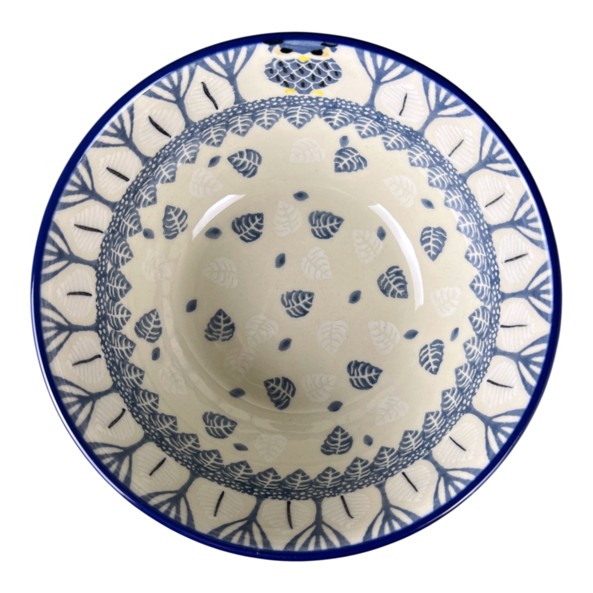 Bowl, Round, Deep, 5.5" in "Lone Owl" by Ceramika Artystyczna | A986-3326X