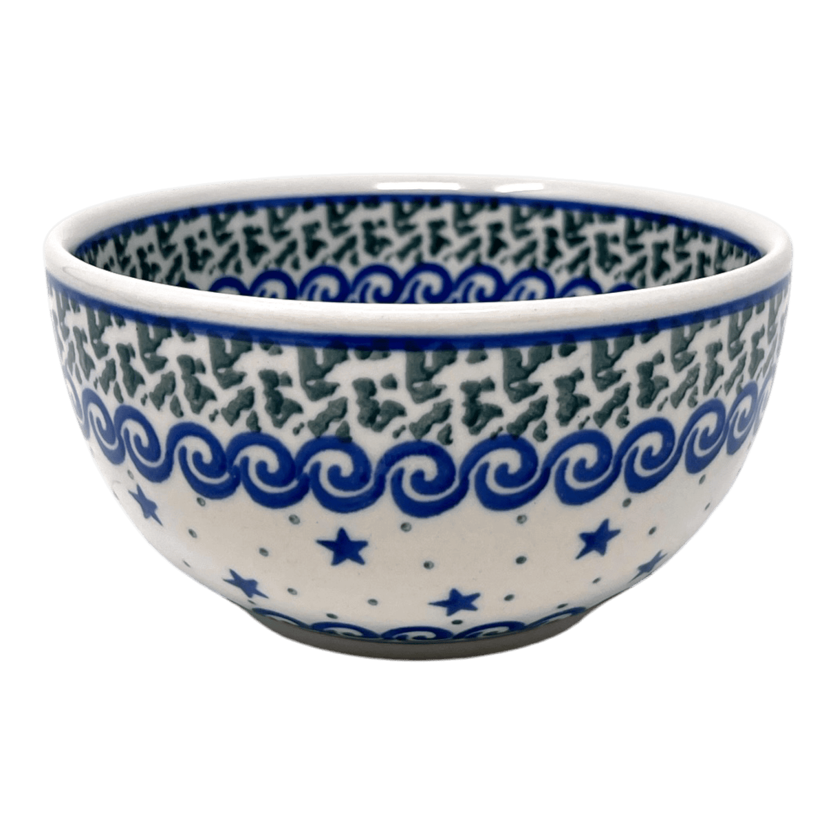 Bowl, Round, Deep, 5.5" in "Starry Sea" by Ceramika Artystyczna | A986-454C