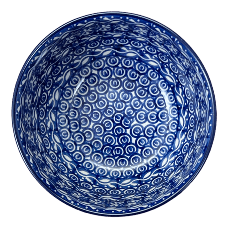 Bowl, Round, Deep, 5.5" in "Wavy Blues" by Ceramika Artystyczna | A986-905X