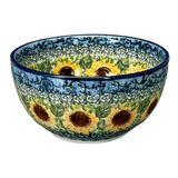 Bowl, Round, Deep, 5.5" in "Sunflowers" by Ceramika Artystyczna | A986-U4739