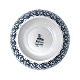 Bowl, Round, Deep, Pedestal, 8.75" in "Green Lace" by Ceramika Artystyczna | AA14-1149Q