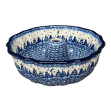 Bundt Cake Pan, 10.25" in "Winter Skies" by Ceramika Artystyczna | AA55-2826X