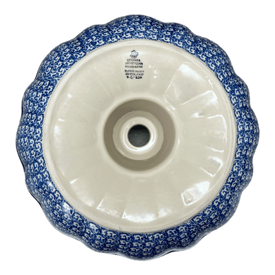 Polish Pottery bundt cake Winter Sparrow – CeramikaArtystyczna