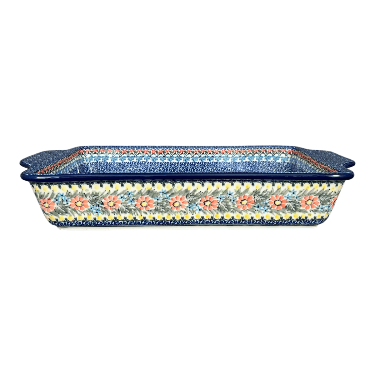 Baker, Rectangular, Handles, 15.5" x 9" in "Hummingbird Bouquet" by Ce
