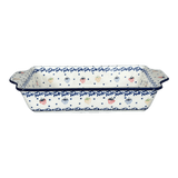 Casserole, Rectangular, Handles, 13" x 8" in "Mixed Berries" by Ceramika Artystyczna | AA59-1449X