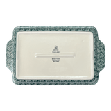 Casserole, Rectangular, Handles, 13" x 8" in "Going Green" by Ceramika Artystyczna | AA59-1885Q