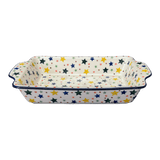 Casserole, Rectangular, Handles, 13" x 8" in "Star Shower" by Ceramika Artystyczna | AA59-359X