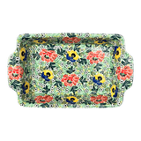 Casserole, Rectangular, Handles, 13" x 8" in "Tropical Love" by Ceramika Artystyczna | AA59-U4705