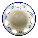 Candle Holder, Votive, 2" in "Pansy Blues" by Ceramika Artystyczna | AA90-2346X