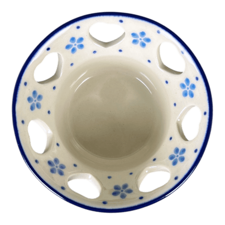 Candle Holder, Votive, 2" in "Pansy Blues" by Ceramika Artystyczna | AA90-2346X