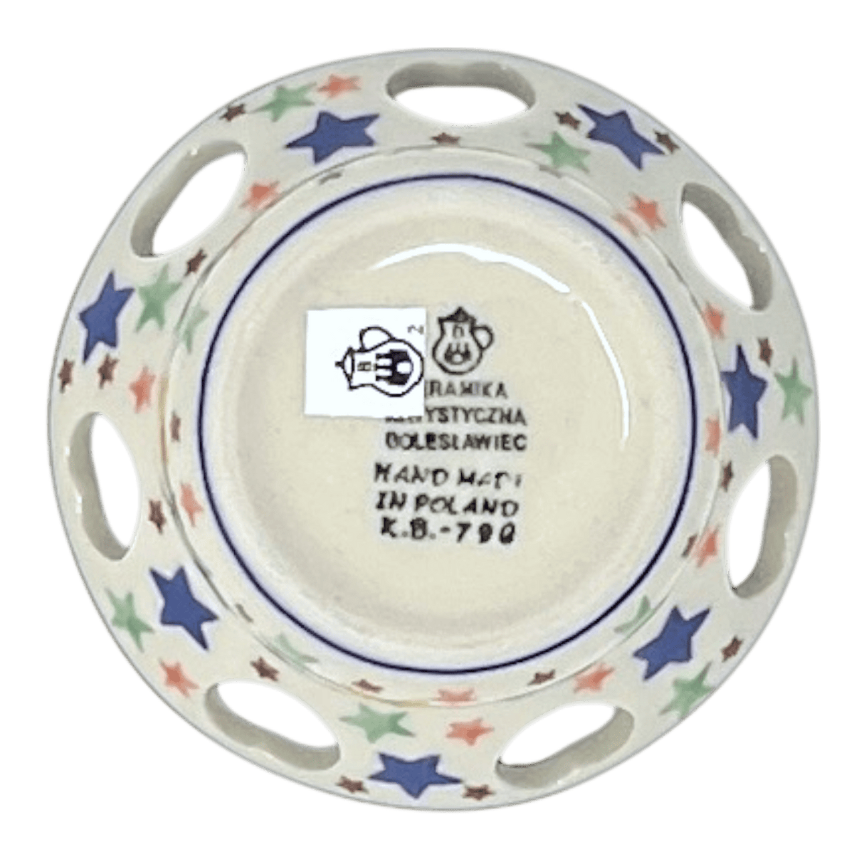 Candle Holder, Votive, 2" in "Star Shower" by Ceramika Artystyczna | AA90-359X