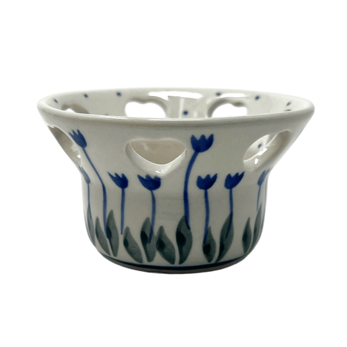 Candle Holder, Votive, 2" in "Tulip Dot" by Ceramika Artystyczna | AA90-377Z