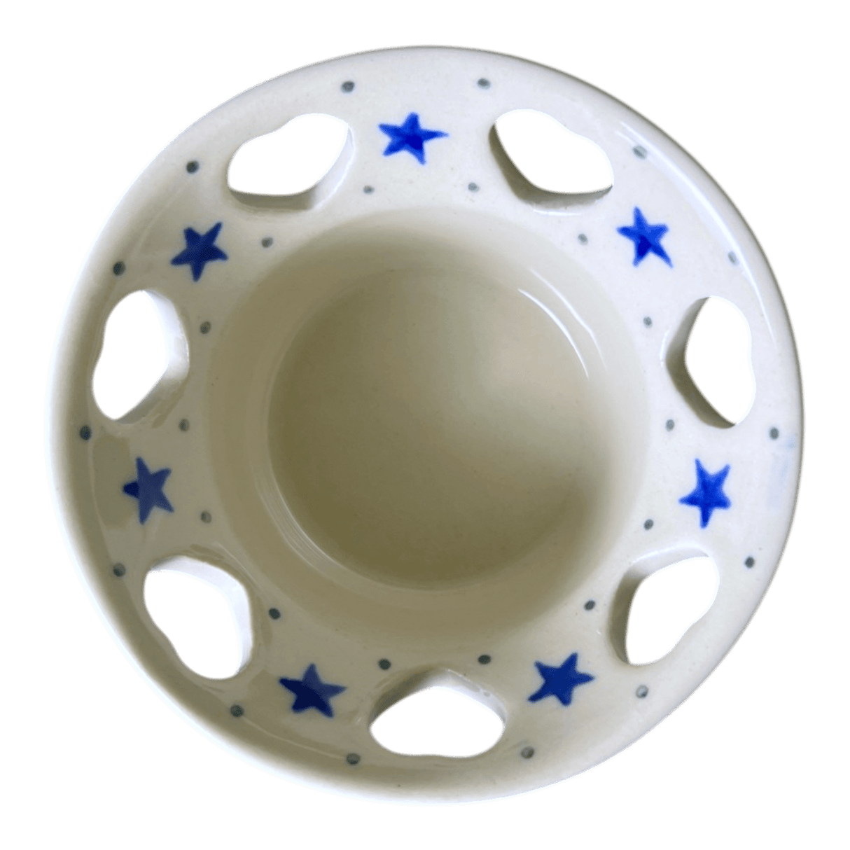 Candle Holder, Votive, 2" in "Starry Sea" by Ceramika Artystyczna | AA90-454C