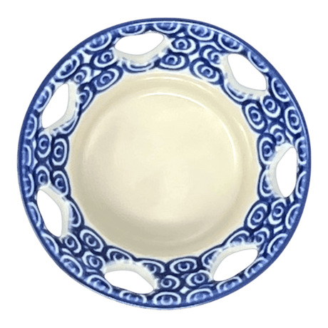 Candle Holder, Votive, 2" in "Wavy Blues" by Ceramika Artystyczna | AA90-905X