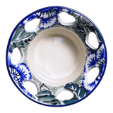 Candle Holder, Votive, 2" in "Blue Dahlia" by Ceramika Artystyczna | AA90-U1473