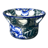 Candle Holder, Votive, 2" in "Blue Dahlia" by Ceramika Artystyczna | AA90-U1473
