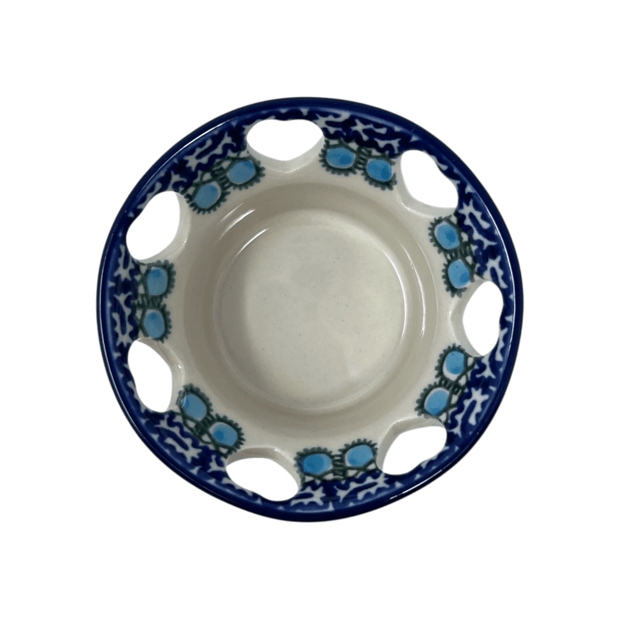 Candle Holder, Votive, 2" in "Mediterranean Waves" by Ceramika Artystyczna | AA90-U72