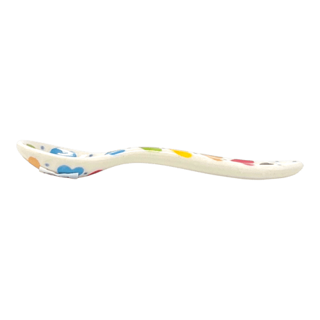 Spoon, Miniature, 3.75" in "Rainbow Hearts" by Ceramika Artystyczna | AA93-U4833