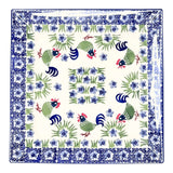 Plate, Square, Salad, 9" in "Rise & Shine" by Manufaktura | T146U-P319