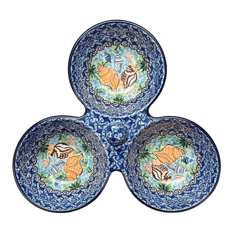 Bowl, Round, 3-Bowl, Divided Server in "Poseidon's Treasure" by Ceramika Artystyczna | AB34-U1899