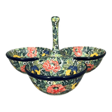 Bowl, Round, 3-Bowl, Divided Server in "Tropical Love" by Ceramika Artystyczna | AB34-U4705