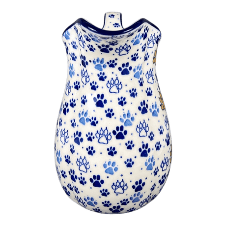 Pitcher, Fancy, Small 30 oz. in "Paw Prints" by Ceramika Artystyczna | AB36-1770X