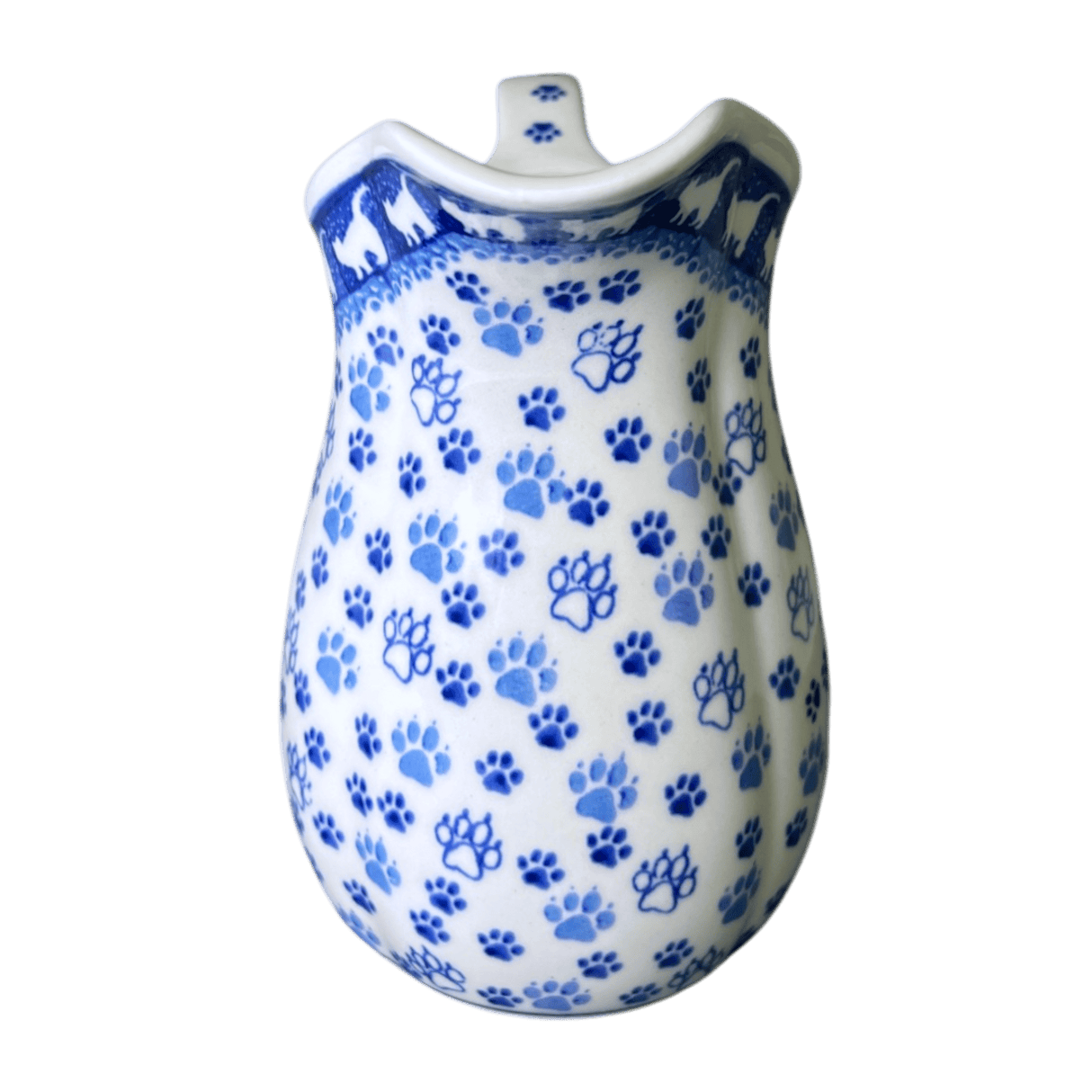 Pitcher, Fancy, Small 30 oz. in "Cat Tracks" by Ceramika Artystyczna | AB36-1771