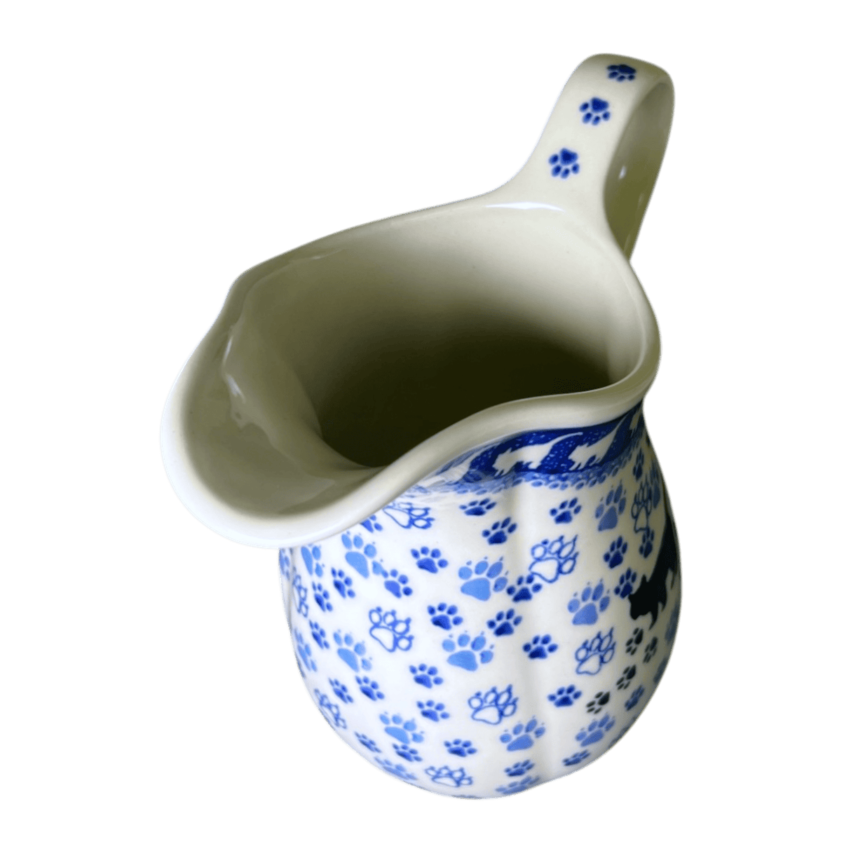Pitcher, Fancy, Small 30 oz. in "Cat Tracks" by Ceramika Artystyczna | AB36-1771