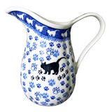 Pitcher, Fancy, Small 30 oz. in "Cat Tracks" by Ceramika Artystyczna | AB36-1771