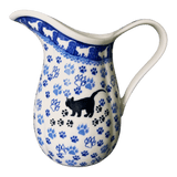 Pitcher, Fancy, Small 30 oz. in "Cat Tracks" by Ceramika Artystyczna | AB36-1771