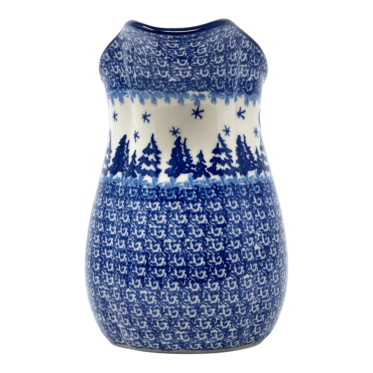 Pitcher, Fancy, Small 30 oz. in "Winter Skies" by Ceramika Artystyczna | AB36-2826X
