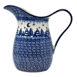 Pitcher, Fancy, Small 30 oz. in "Winter Skies" by Ceramika Artystyczna | AB36-2826X