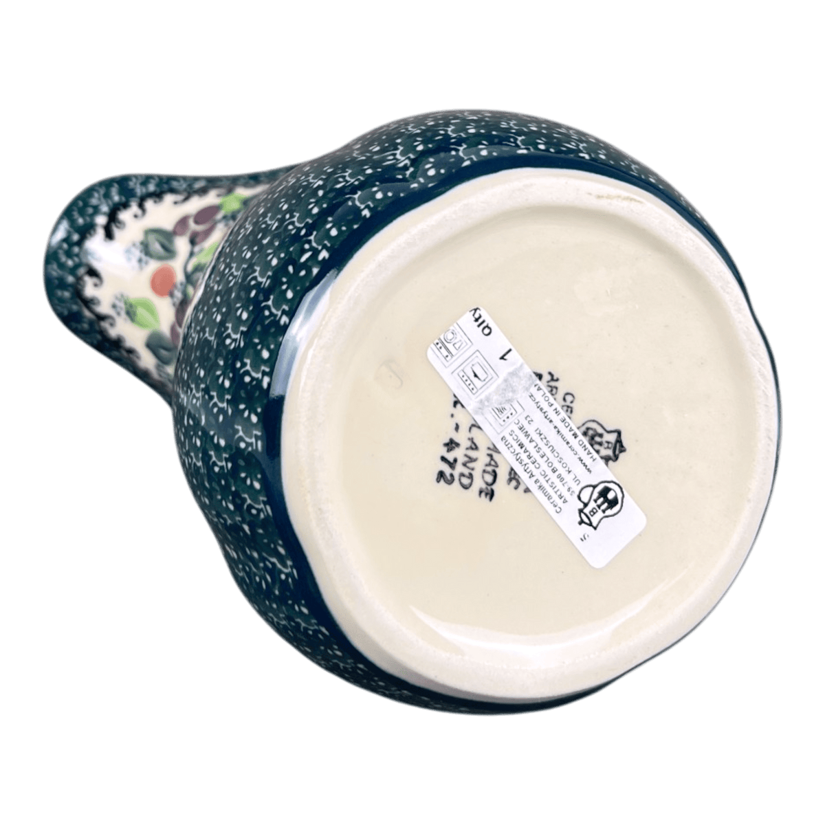 Pitcher, Fancy, Small 30 oz. in "Sugar Plums" by Ceramika Artystyczna | AB36-2838Q