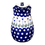 Pitcher, Fancy, Small 30 oz. in "Tulip Dot" by Ceramika Artystyczna | AB36-377Z