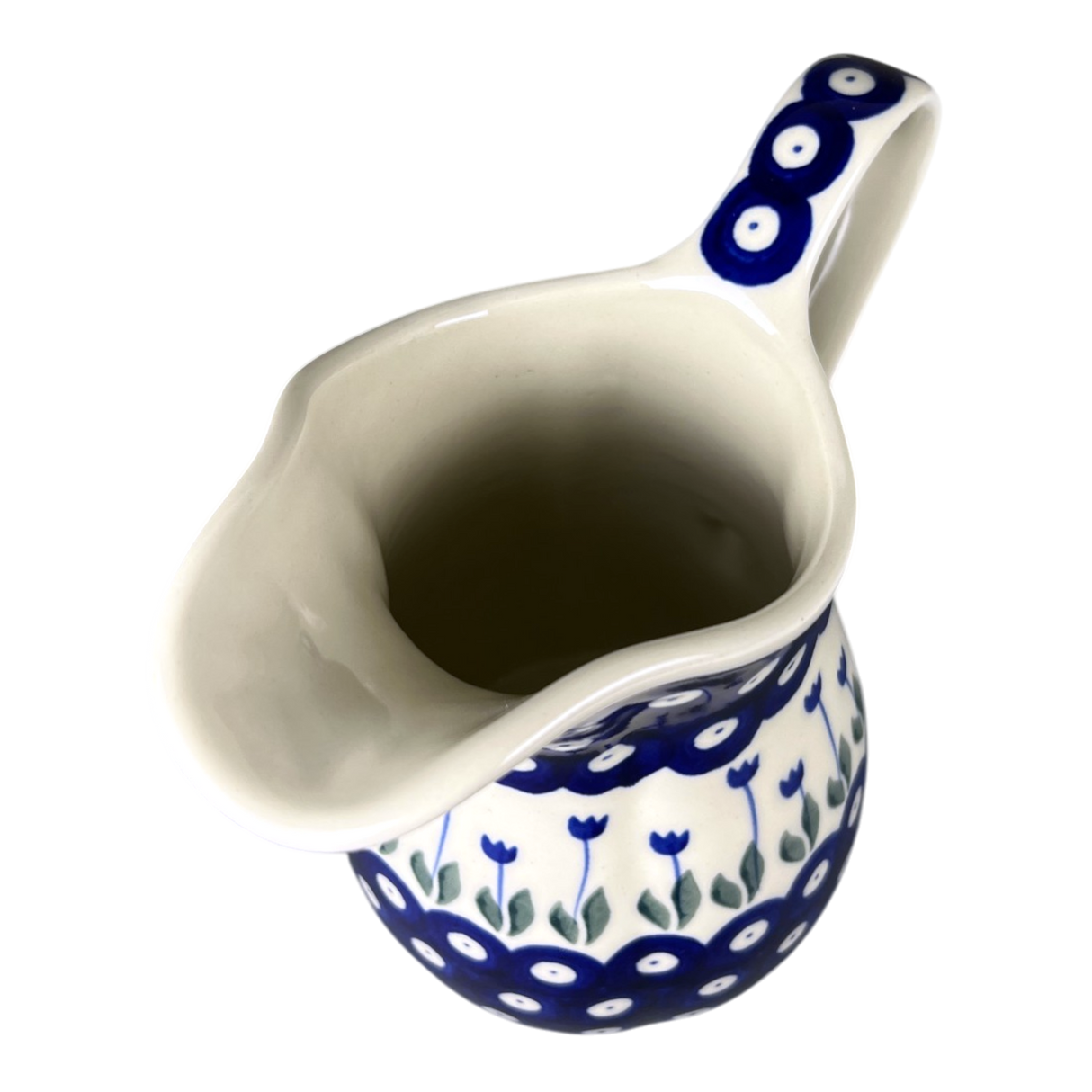 Pitcher, Fancy, Small 30 oz. in "Tulip Dot" by Ceramika Artystyczna | AB36-377Z