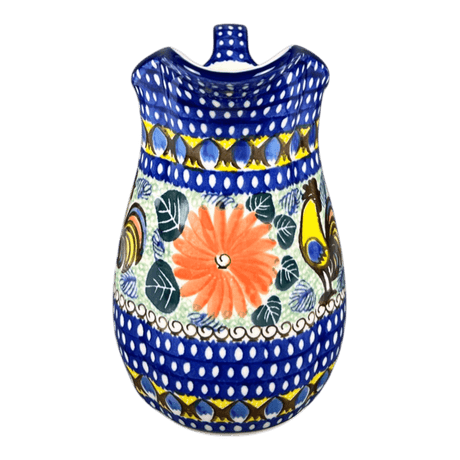 Pitcher, Fancy, Small 30 oz. in "Regal Roosters" by Ceramika Artystyczna | AB36-U2617