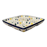 Divided Square Dish, 9.75" in "Star Shower" by Ceramika Artystyczna | AB40-359X