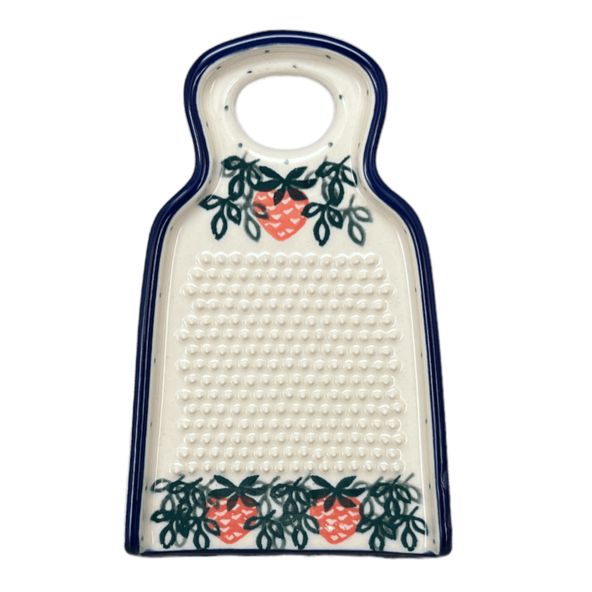 Grater, 6" Small in "Strawberry Patch" by Ceramika Artystyczna | AB46-721X