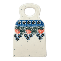 A picture of a Polish Pottery CA 6" Small Grater (Strawberry Patch) | AB46-721X as shown at PolishPotteryOutlet.com/products/6-small-grater-strawberry-patch-ab46-721x
