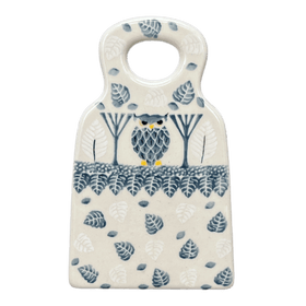 Polish Pottery 6" Small Grater (Lone Owl) | AB46-U4872 Additional Image at PolishPotteryOutlet.com